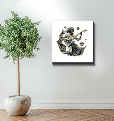 Instrumental Infusion Wrapped Canvas