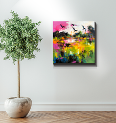 Coastal Dreams Landscape Wrapped Canvas