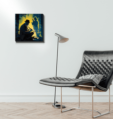 Electric Guitar Dreams - Musician's Canvas Print - Beyond T-shirts