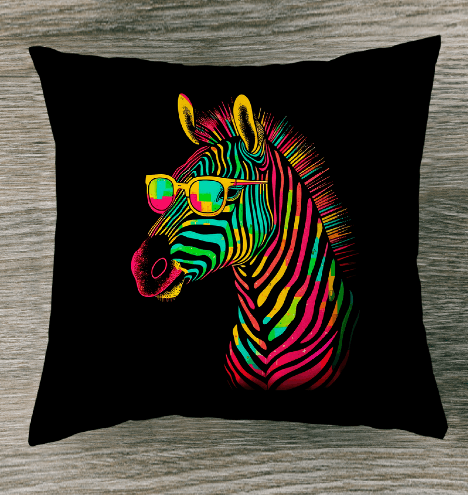 Zebra Harmony Outdoor Pillow - Beyond T-shirts