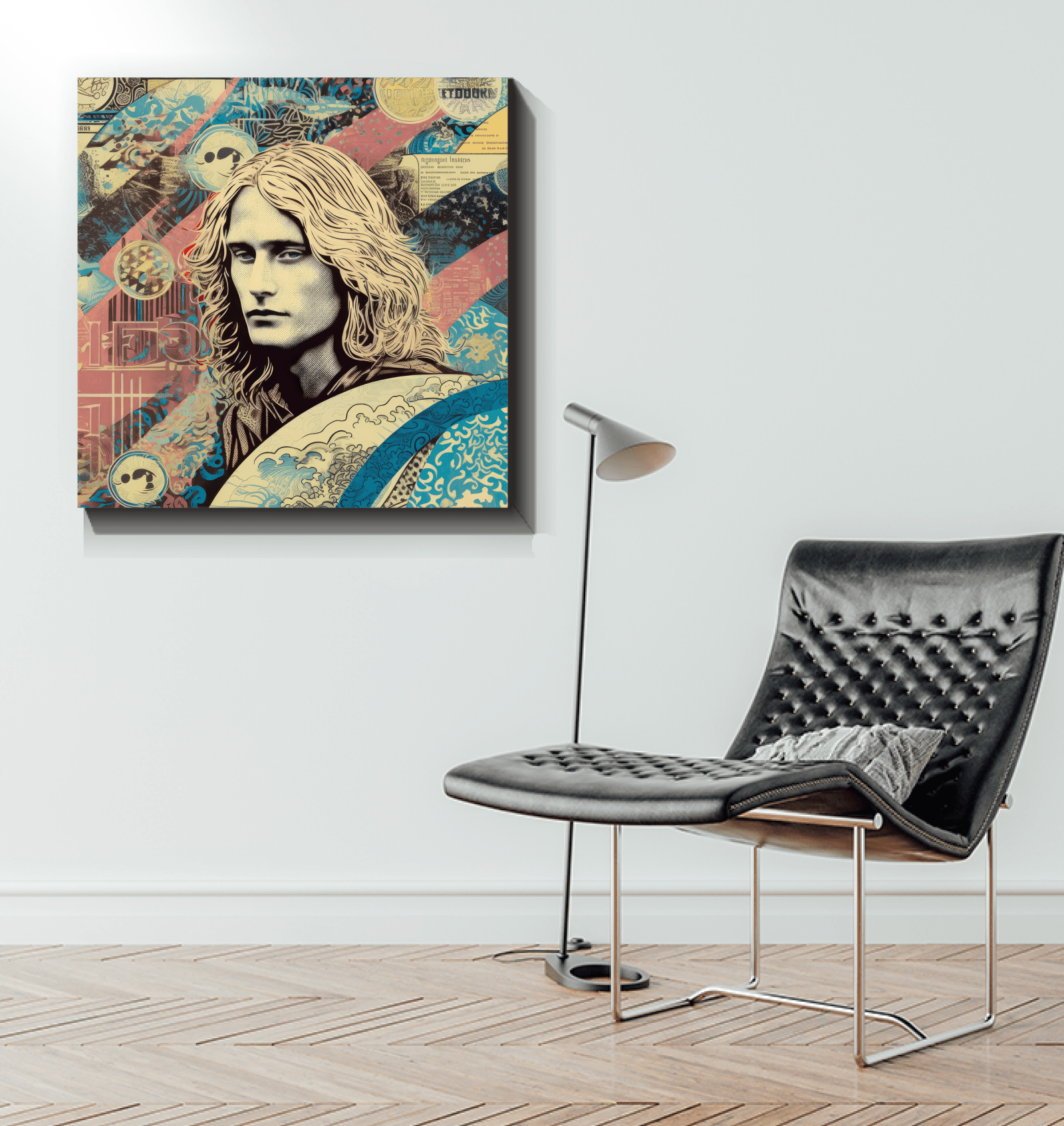 Surfing Tranquility Canvas Print - Beyond T-shirts