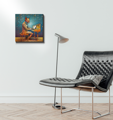Cat's Elegance Wrapped Canvas