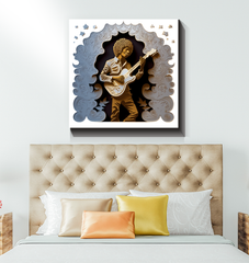 Melodious Muse Wrapped Canvas