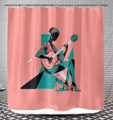 Bluesy Elegance Shower Decor - Beyond T-shirts