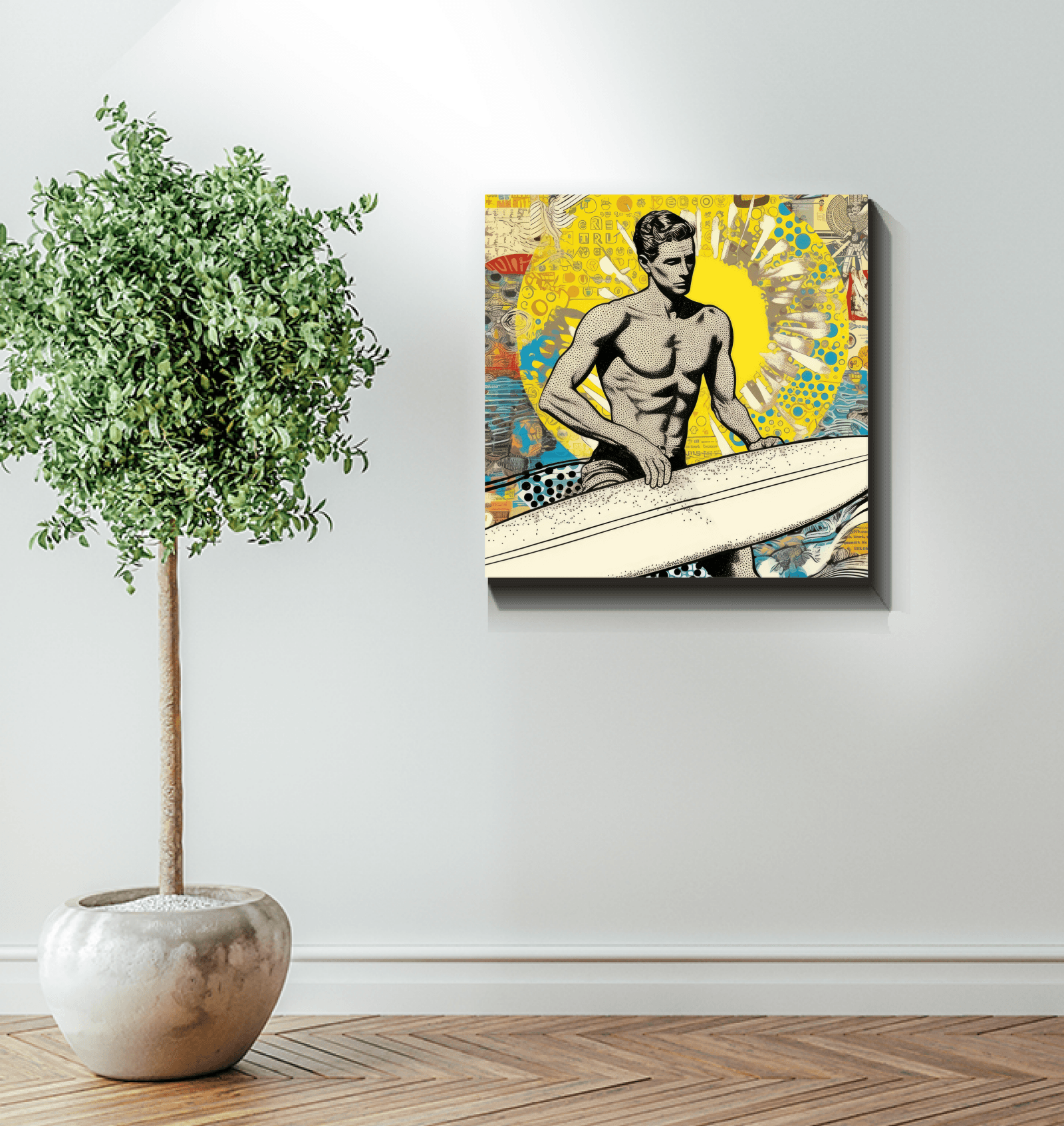 Surf Escape Canvas Art - Beyond T-shirts