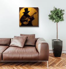 Acoustic Guitar Sunrise Art - Beyond T-shirts