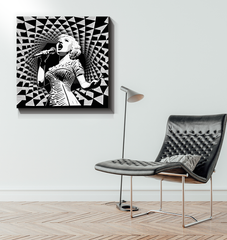 Electro Energy Wrapped Canvas