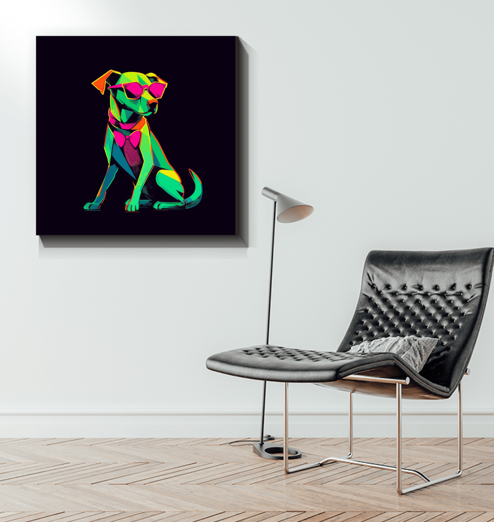 Pawfect Friendship Canvas Artwork - Beyond T-shirts