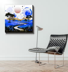 Captivating Canyon Desert Landscape Canvas