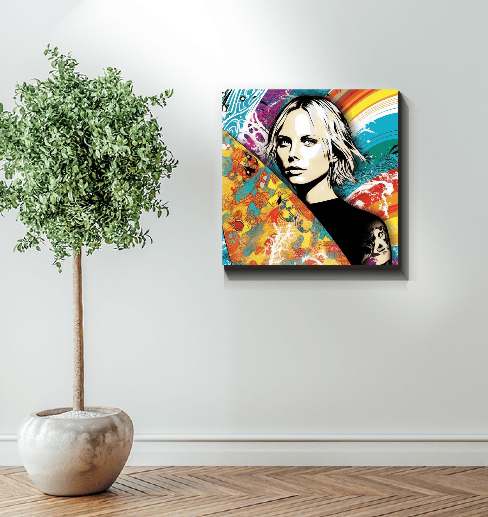 Surfing Spirit Canvas Art - Beyond T-shirts