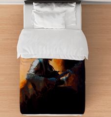 Songbird's Haven Comforter Set: Musical Notes Decor - Beyond T-shirts