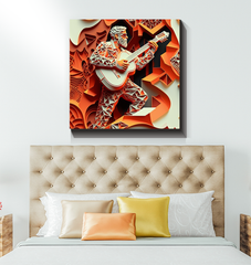 Melodic Muse Wrapped Canvas
