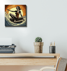 Surfing Serenade Canvas Print - Beyond T-shirts