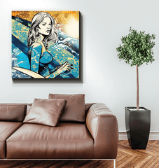 Surfer's Paradise Canvas Print - Beyond T-shirts