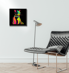 Elegant Feline Canvas Art - Beyond T-shirts