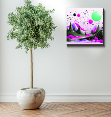 Tranquil Tundra Arctic Landscape Canvas