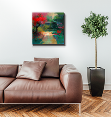 Desert Dunes Landscape Wrapped Canvas