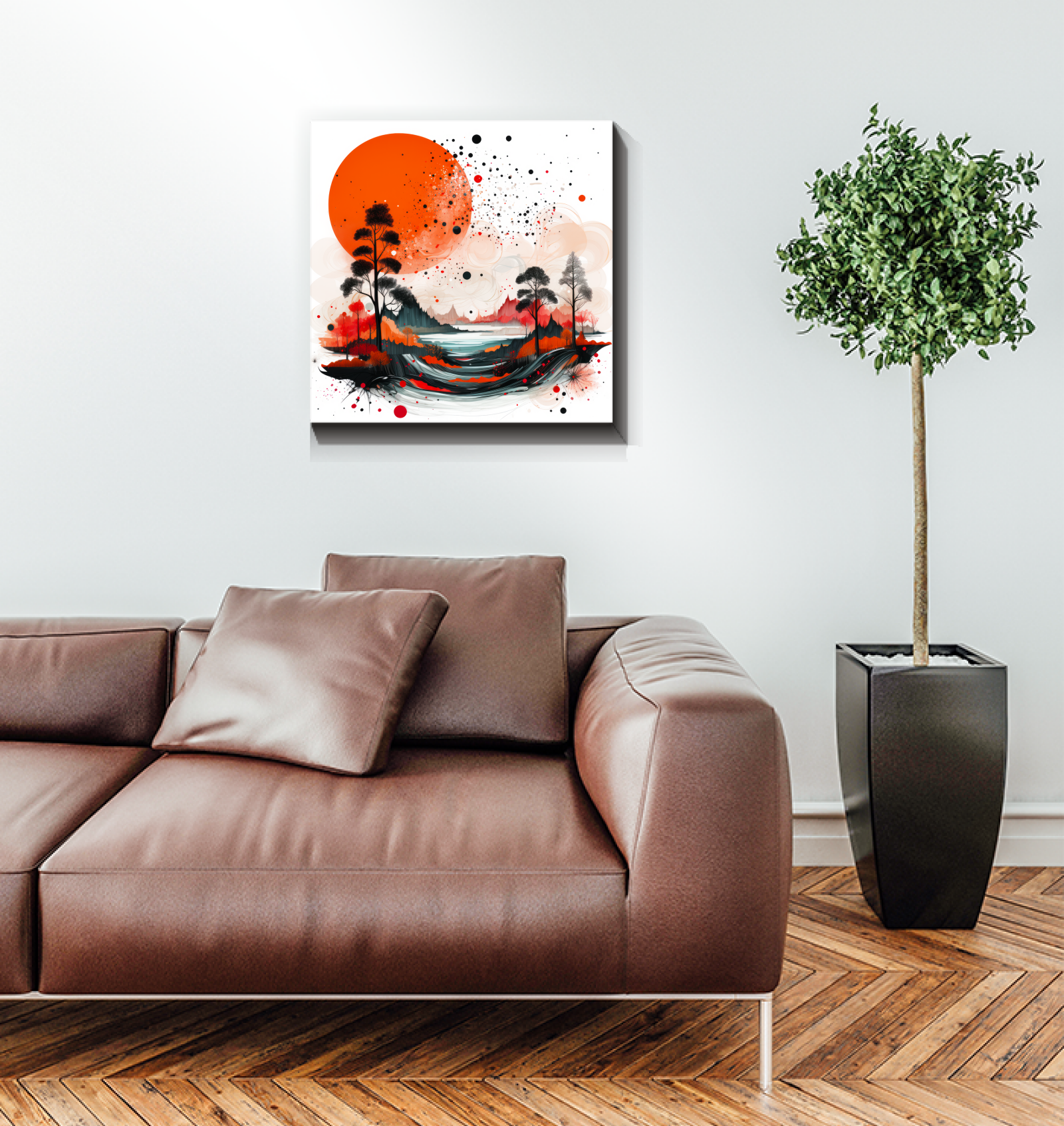 Enchanting Estuary River Landscape Canvas