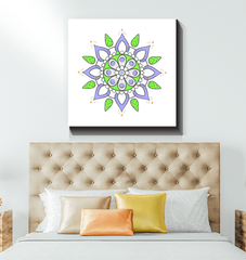 Mandala Harmony Ceramic Tile - Beyond T-shirts