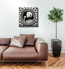 Folk Revival Wrapped Canvas