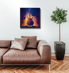 Symphony of Colors - Abstract Music Canvas - Beyond T-shirts