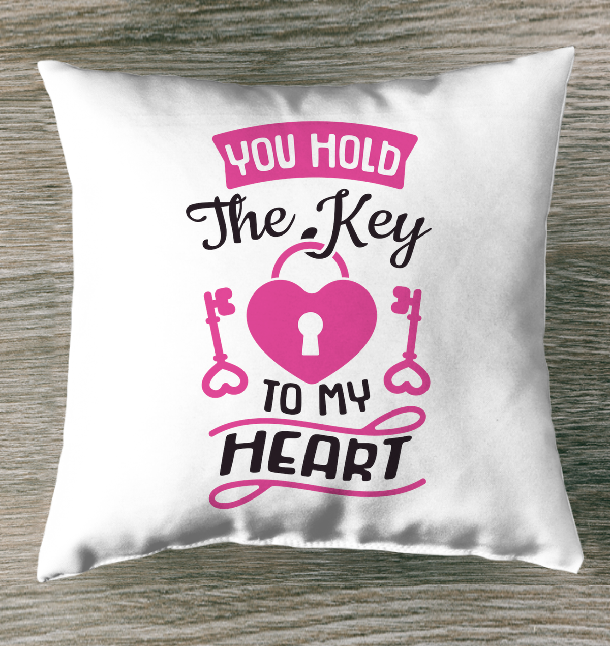 You Hold The Key To My Heart Indoor Pillow