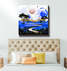 Captivating Canyon Desert Landscape Canvas