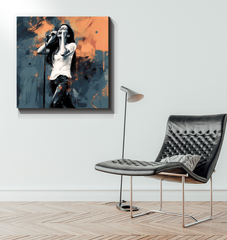 Abstract Tranquility Minimalist Abstract Wrapped Canvas