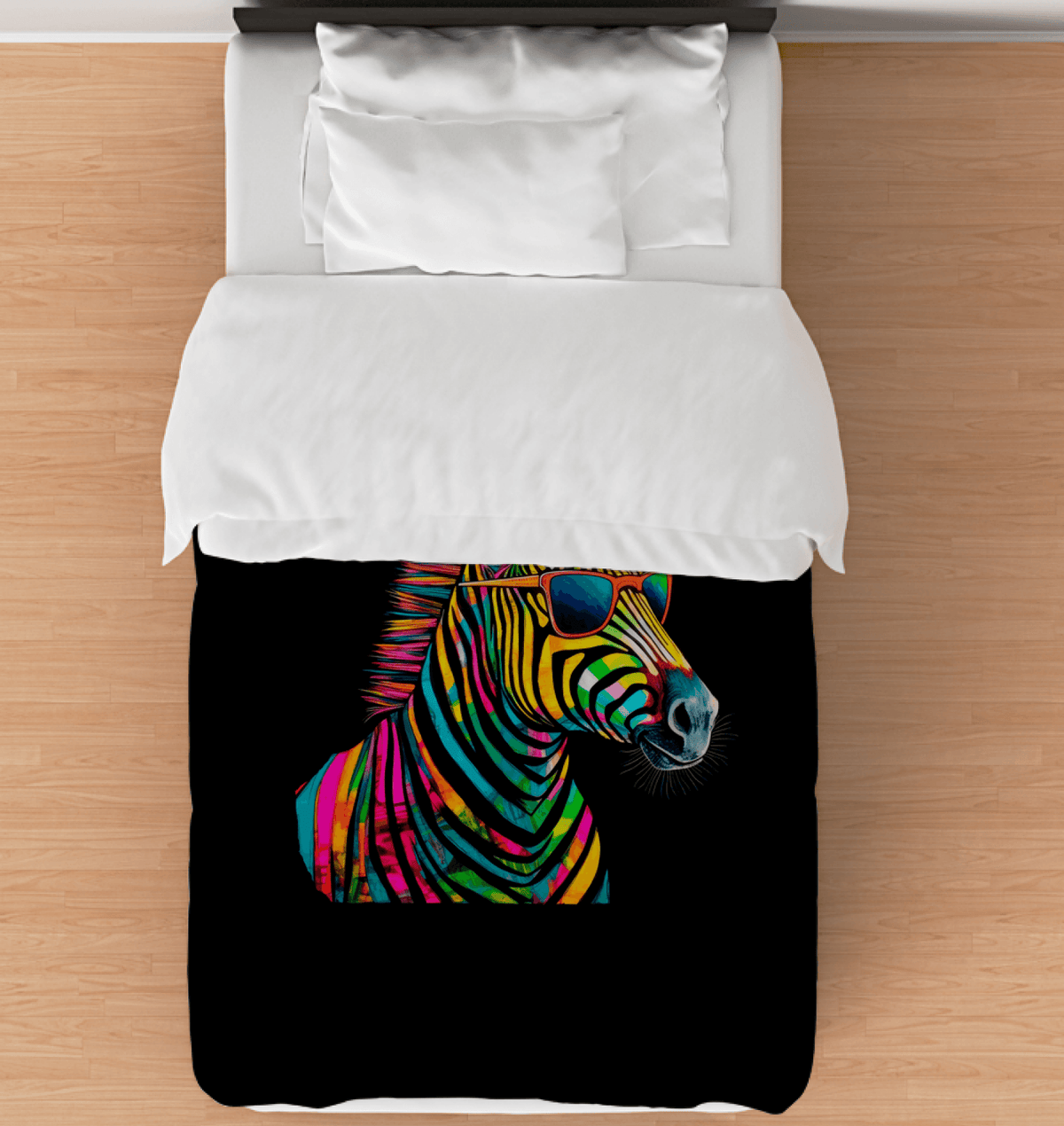 Zebra Stripes Harmony Duvet Cover - Beyond T-shirts