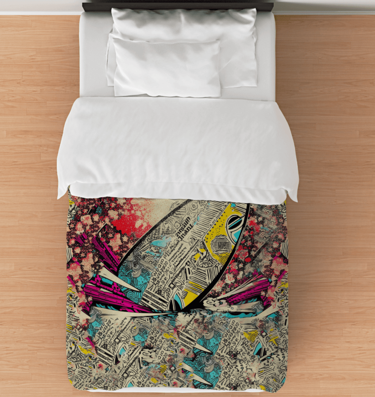 Luxurious Surfing 5 33 Duvet Cover with vibrant surf and wave designs for an inspired bedroom retreat.