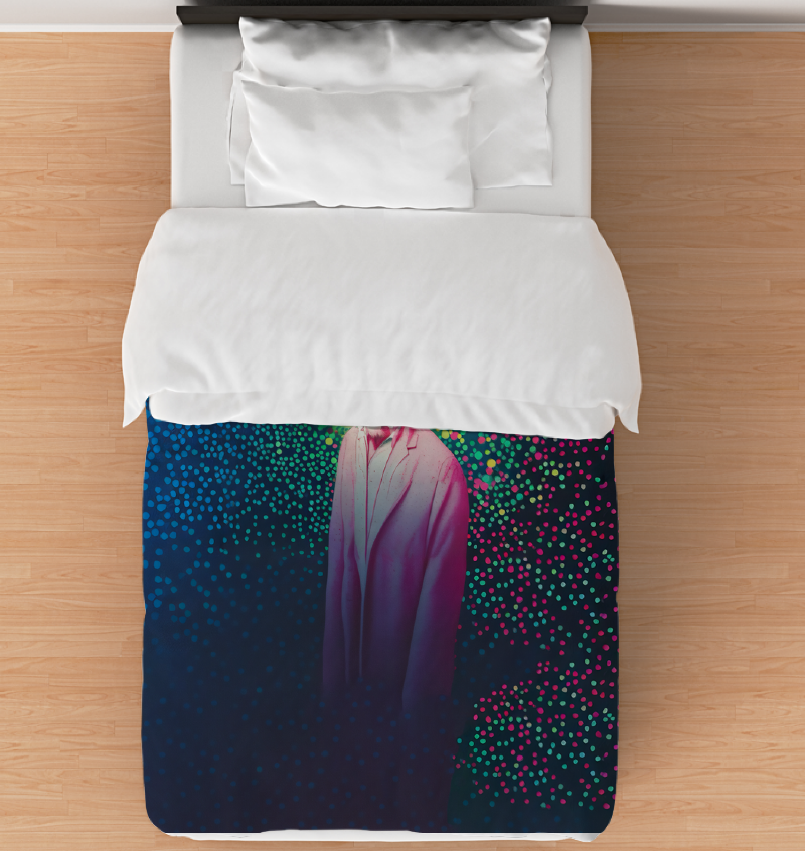 Luxurious Duvet Cover with Stellar Serenade Design