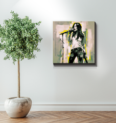 Astral Awakening Minimalist Abstract Wrapped Canvas