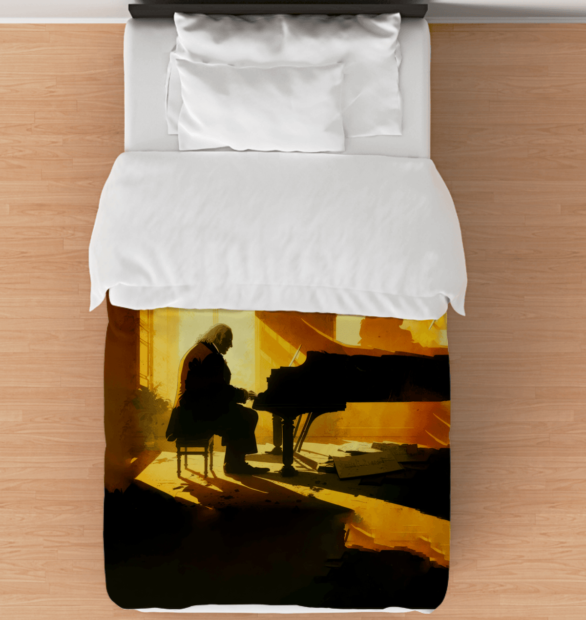 Rock Star Dreams Comforter Set: Musical Bedroom Decor - Beyond T-shirts
