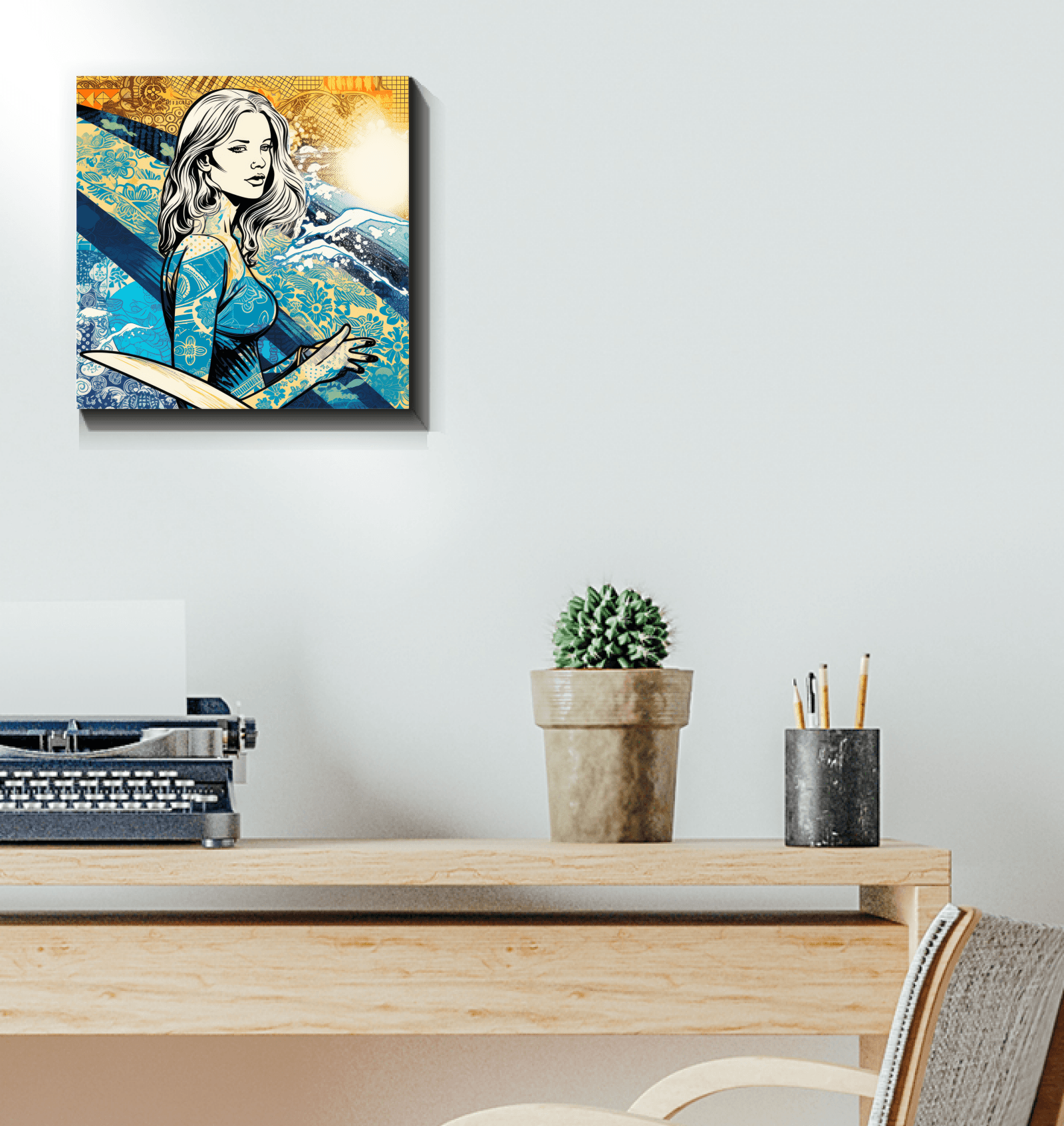 Surfer's Paradise Canvas Print - Beyond T-shirts