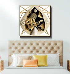 Bassline Brilliance Wrapped Canvas