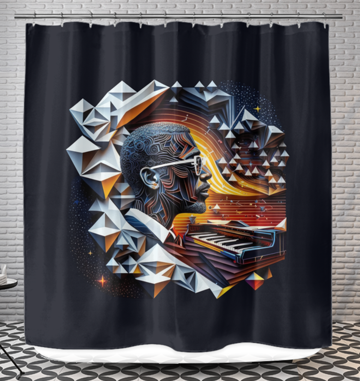 Jazz Jive Shower Curtain