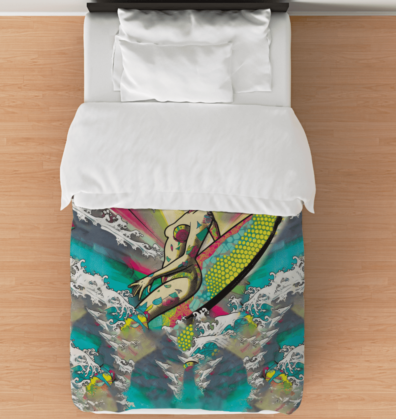 Surfing 1 50 Duvet Cover - Beyond T-shirts