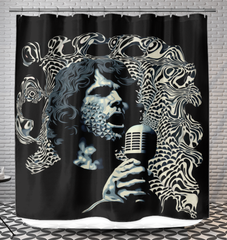 Punk Rock Splash Shower Curtain