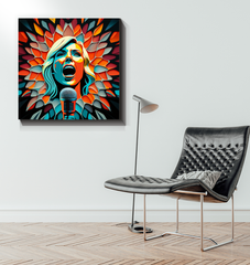 Electro Pop Canvas