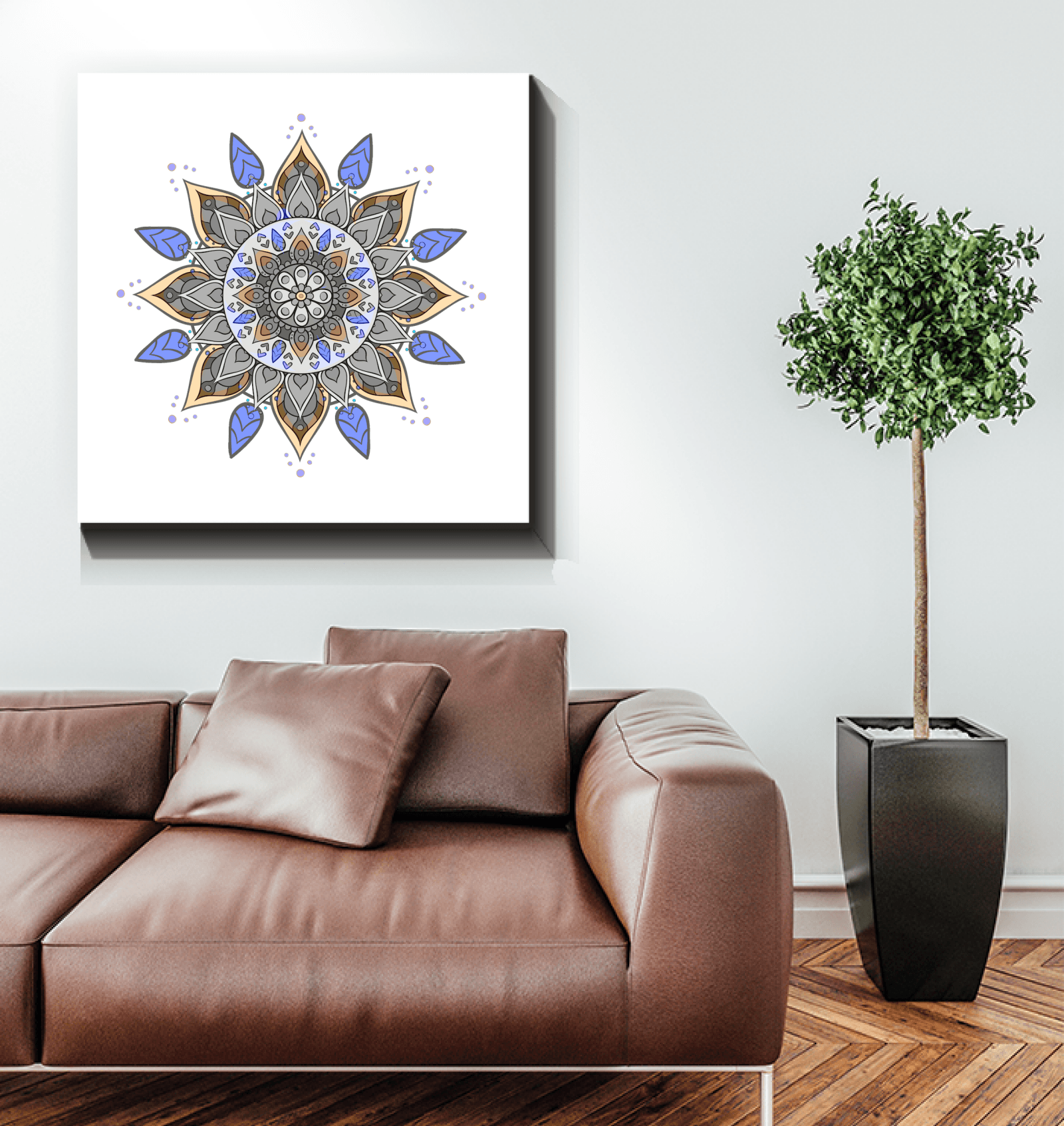 Intricate Mandala Bliss Wall Art - Beyond T-shirts