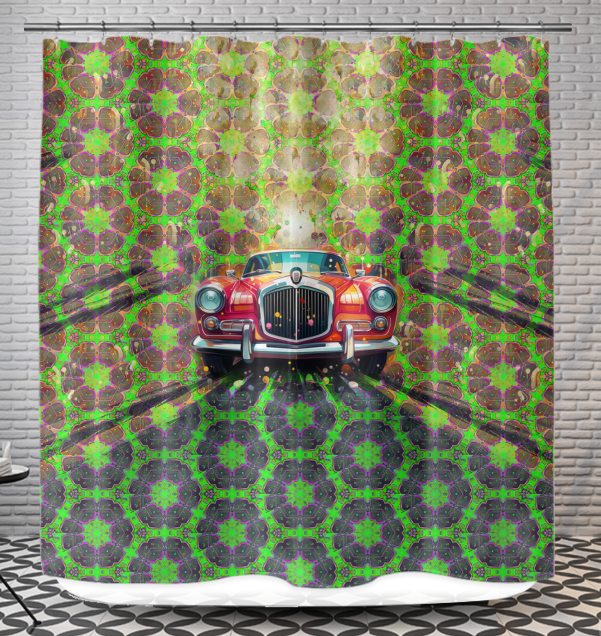 Highway Horizon Shower Curtain