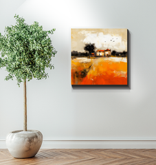 Lakeside Reflections Wrapped Canvas