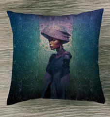 Urban Radiance Beyond Style Indoor Pillow with vibrant design.