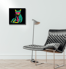 Cat's Whimsical Dream Canvas Print - Beyond T-shirts