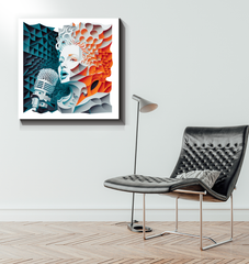 Rhythmic Rainforest Wrapped Canvas