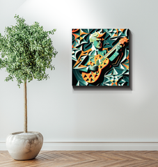 Melodious Muse Wrapped Canvas