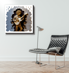 Melodious Muse Wrapped Canvas
