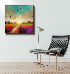 Desert Mirage Wrapped Canvas