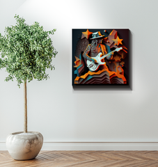 Instrumental Illusion Wrapped Canvas