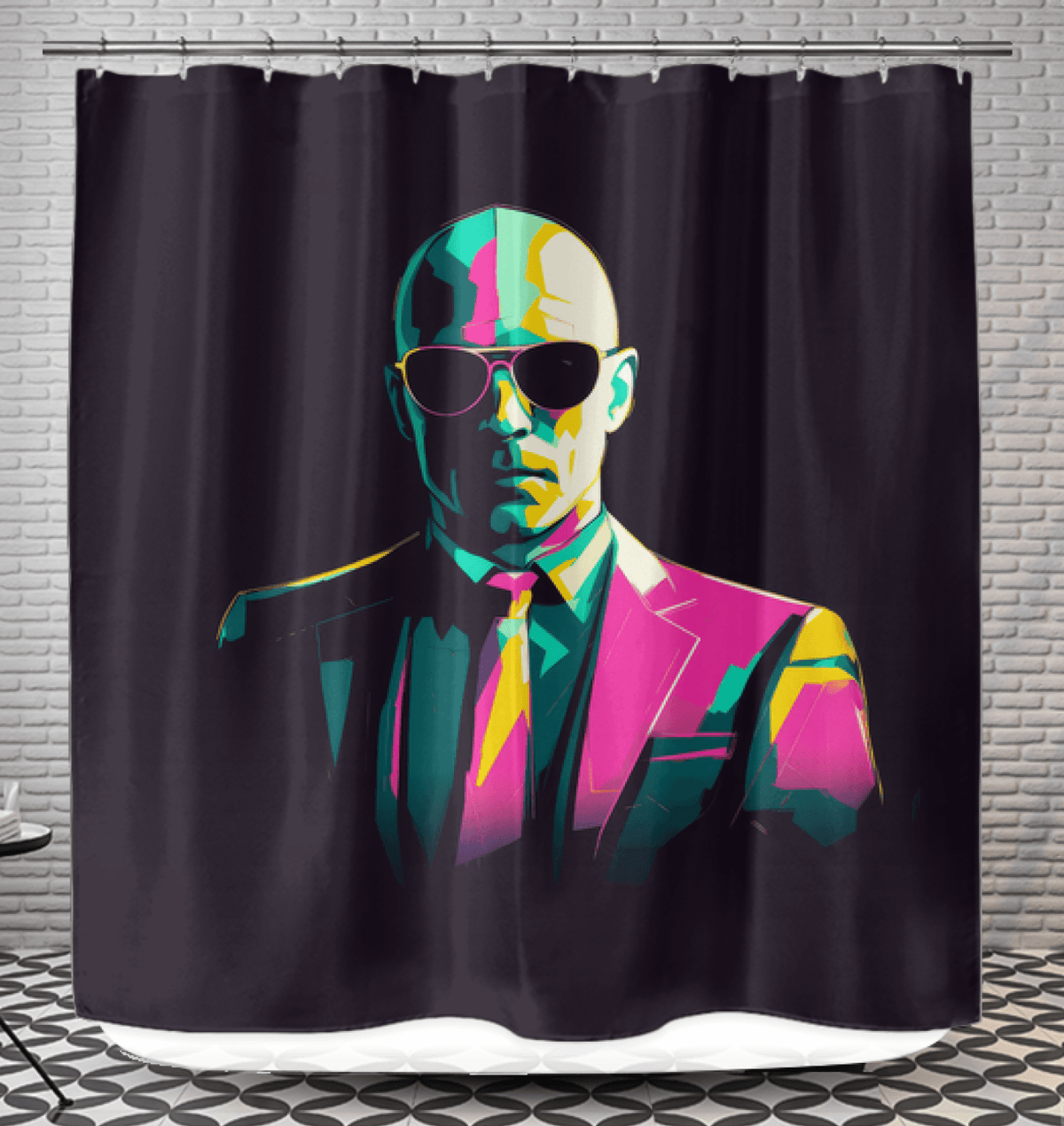Vintage Vogue Revival Shower Curtain - Beyond T-shirts